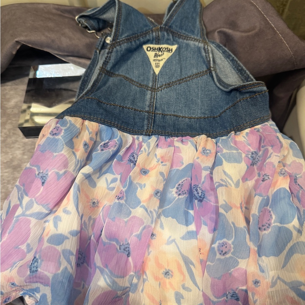 OshKosh B'gosh White Baby Dress 12-18‎ months